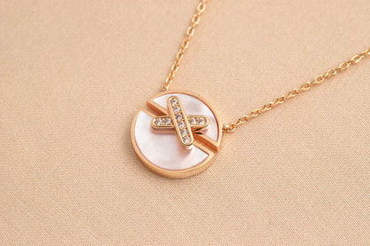 [Elara]HALSKEKETTE ROSE GOLD DIAMOND JEWELS