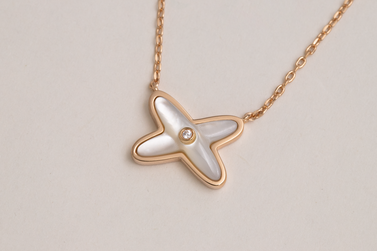 [Elara]JEUX DE NECKLACE 1 DIAMOND