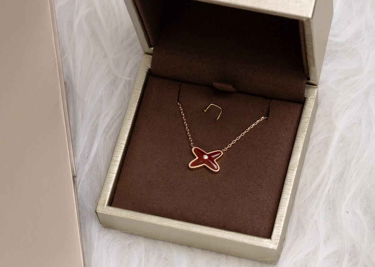 [Elara]JEUX DE NECKLACE 1 DIAMOND