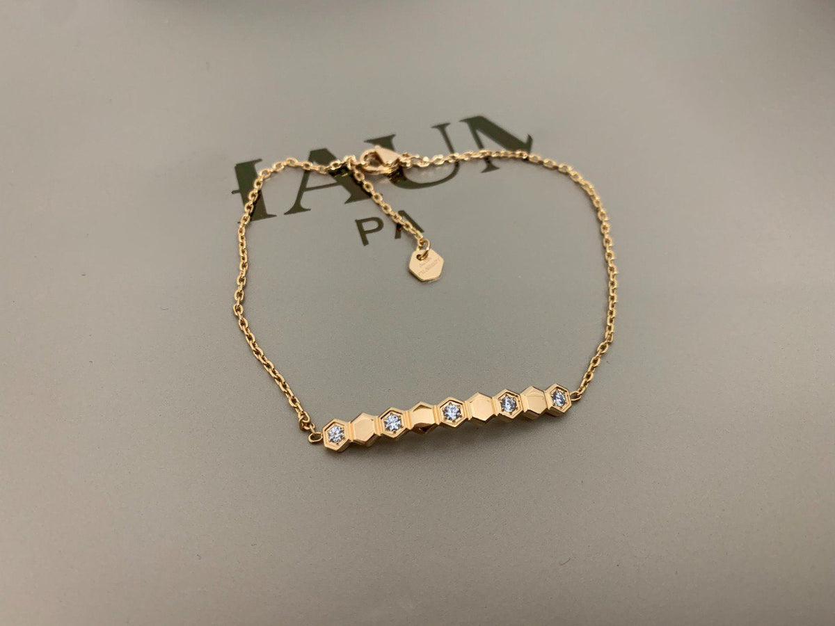 [Elara]BEE LOVE BRACELET DIAMOND