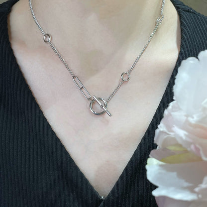 [Elara]HM STERLING CHAINE D'ANCRE HEART