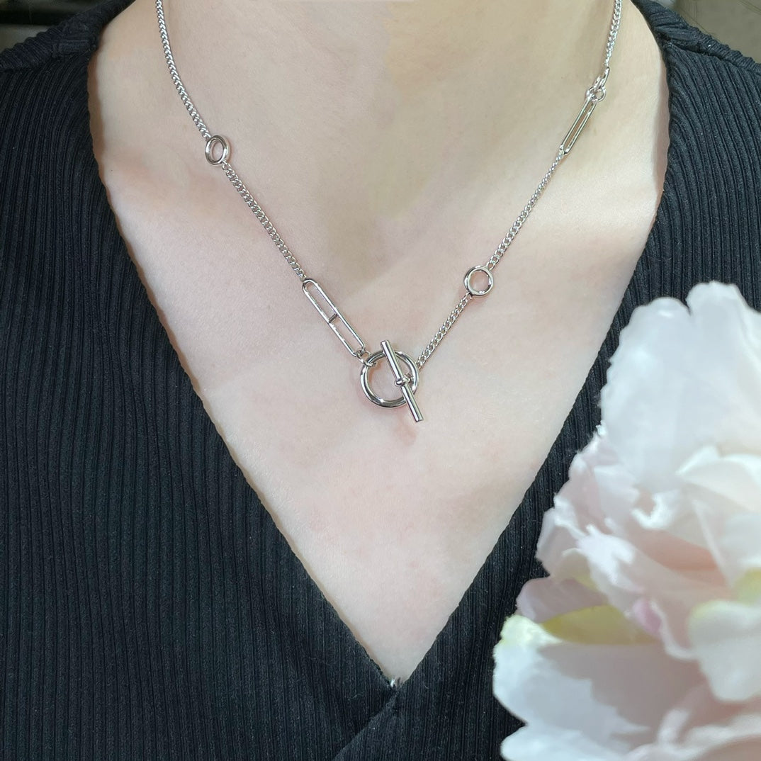 [Elara]HM STERLING CHAINE D'ANCRE HEART