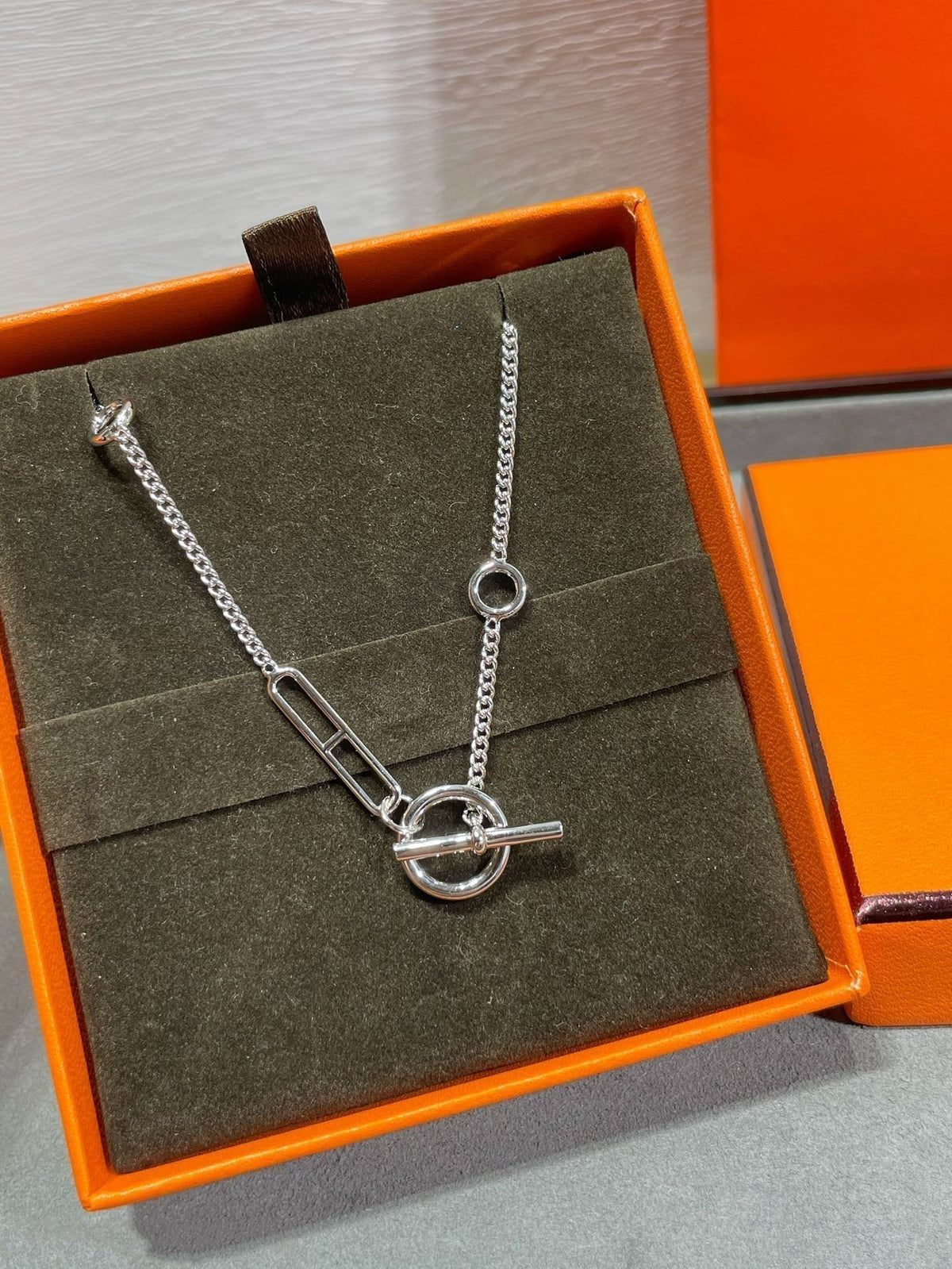 [Elara]HM STERLING CHAINE D'ANCRE HEART