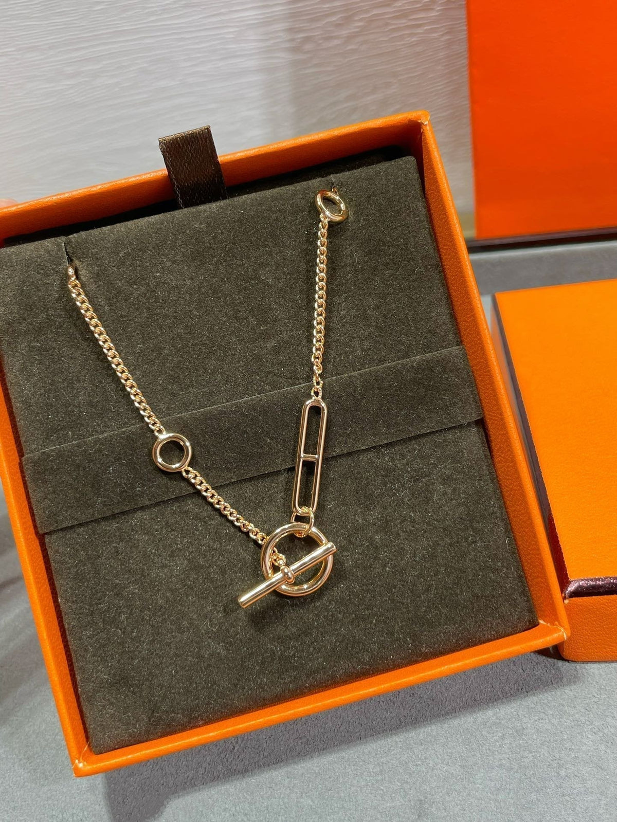 [Elara]HM STERLING CHAINE D'ANCRE HEART