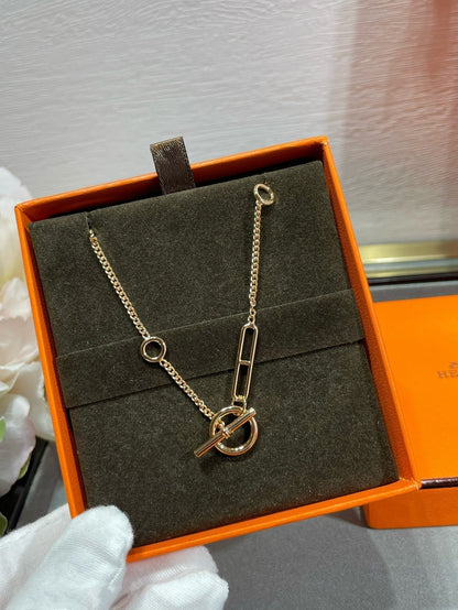 [Elara]HM STERLING CHAINE D'ANCRE HEART