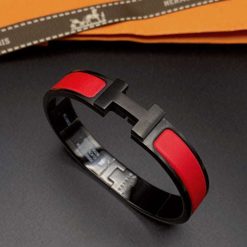 [Elara]CLIC HM SO SCHWARZ ROTES ARMBAND