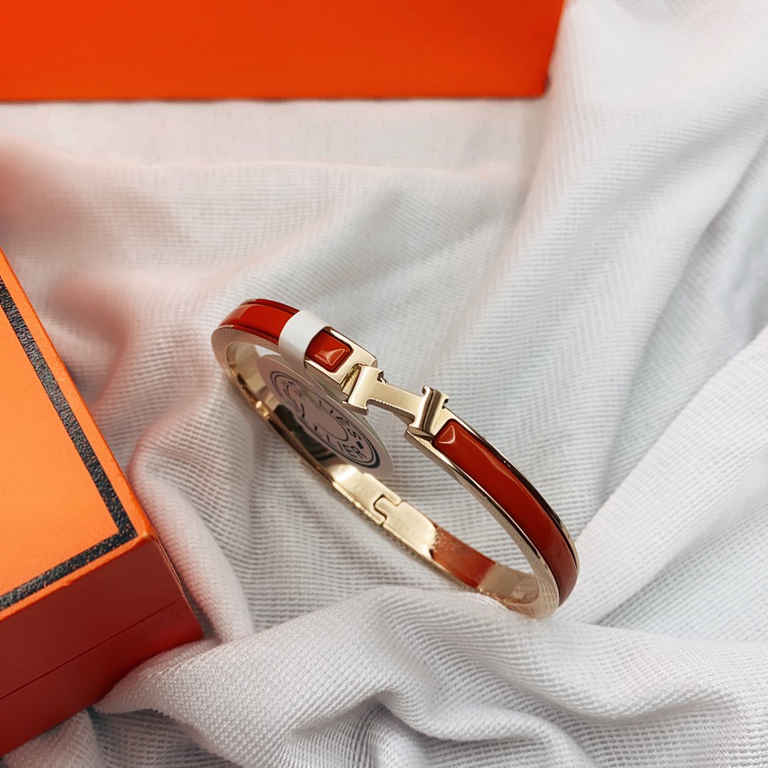 [Elara]CLASSIC HM CLIC RED 8MM エナメルブレスレット