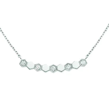 [Elara]BEE LOVE NECKLACE DIAMOND