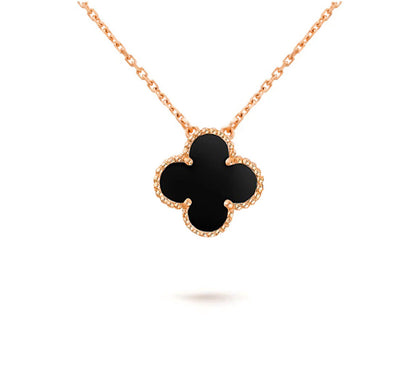 [Elara]15MM CLOVER FLOWER PENDANT NECKLACE COLLECTION
