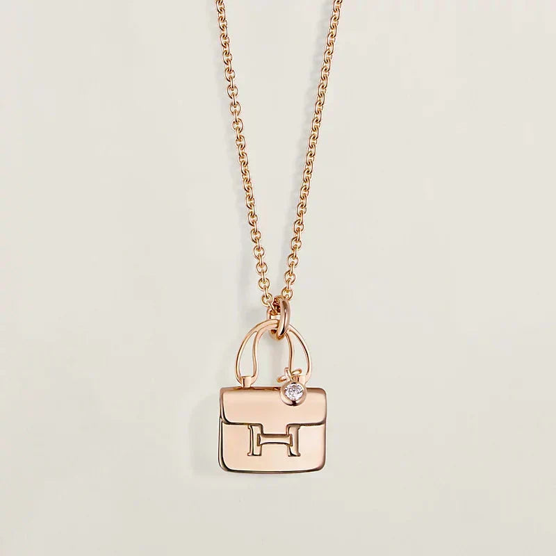 [Elara]HALSKETTE ANHÄNGER ROSÉGOLD