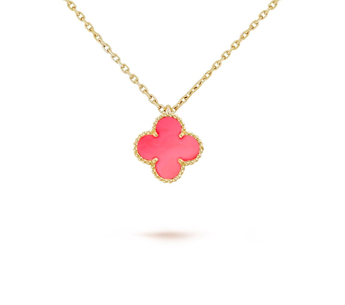 [Elara]9.5MM MINI CLOVER PENDANT NECKLACE COLLECTION