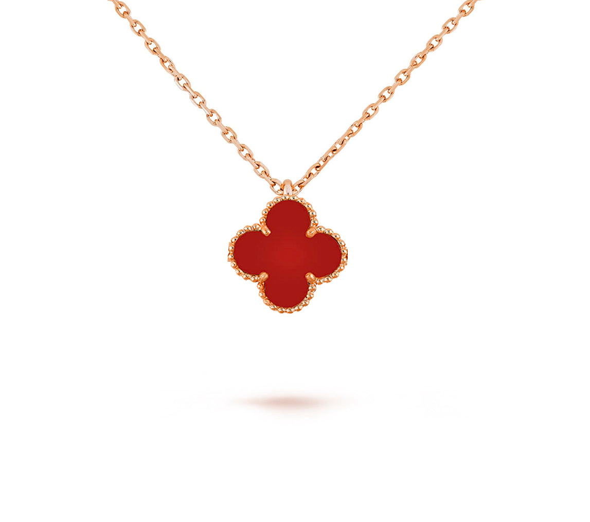 [Elara]9.5MM MINI CLOVER PENDANT NECKLACE COLLECTION