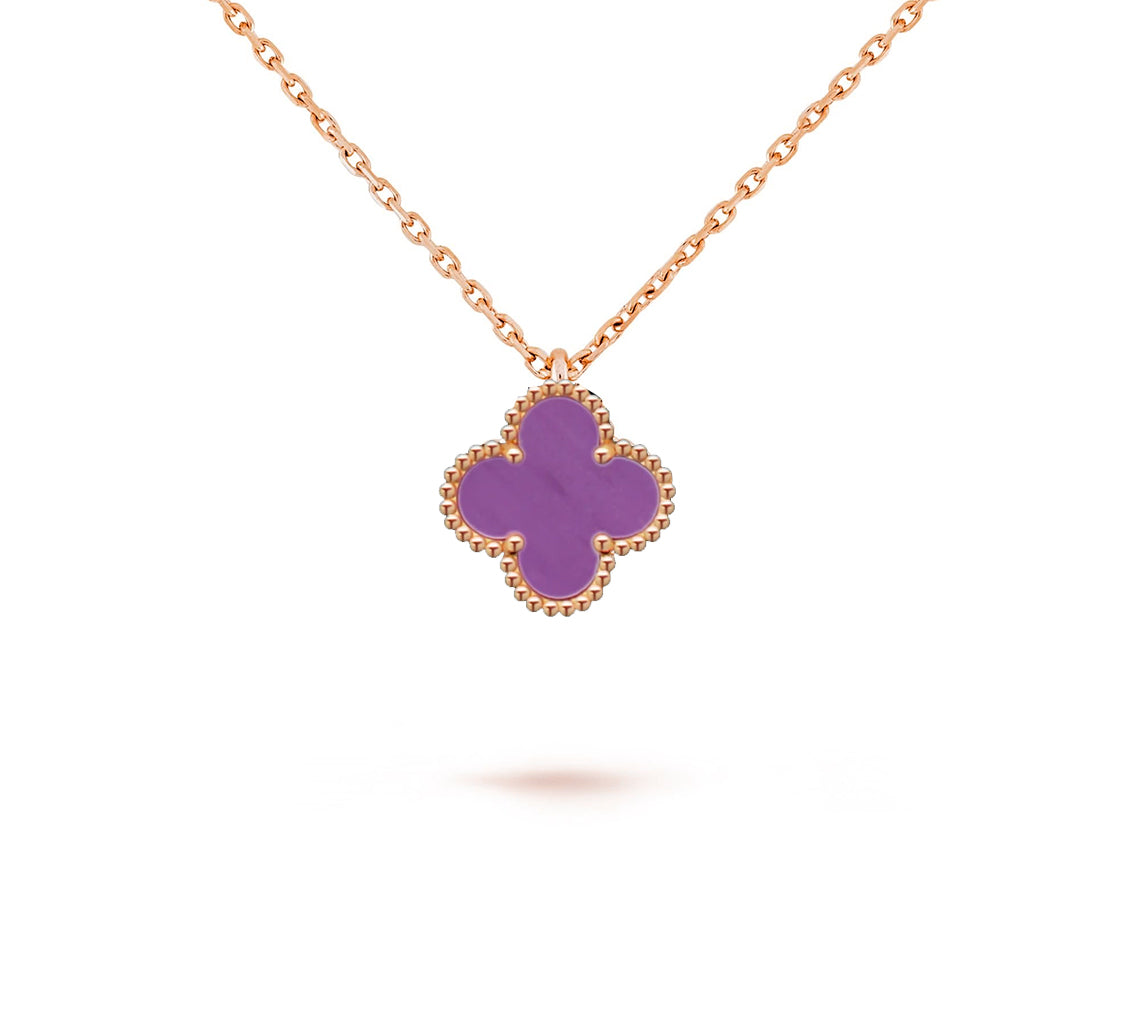 [Elara]9.5MM MINI CLOVER PENDANT NECKLACE COLLECTION