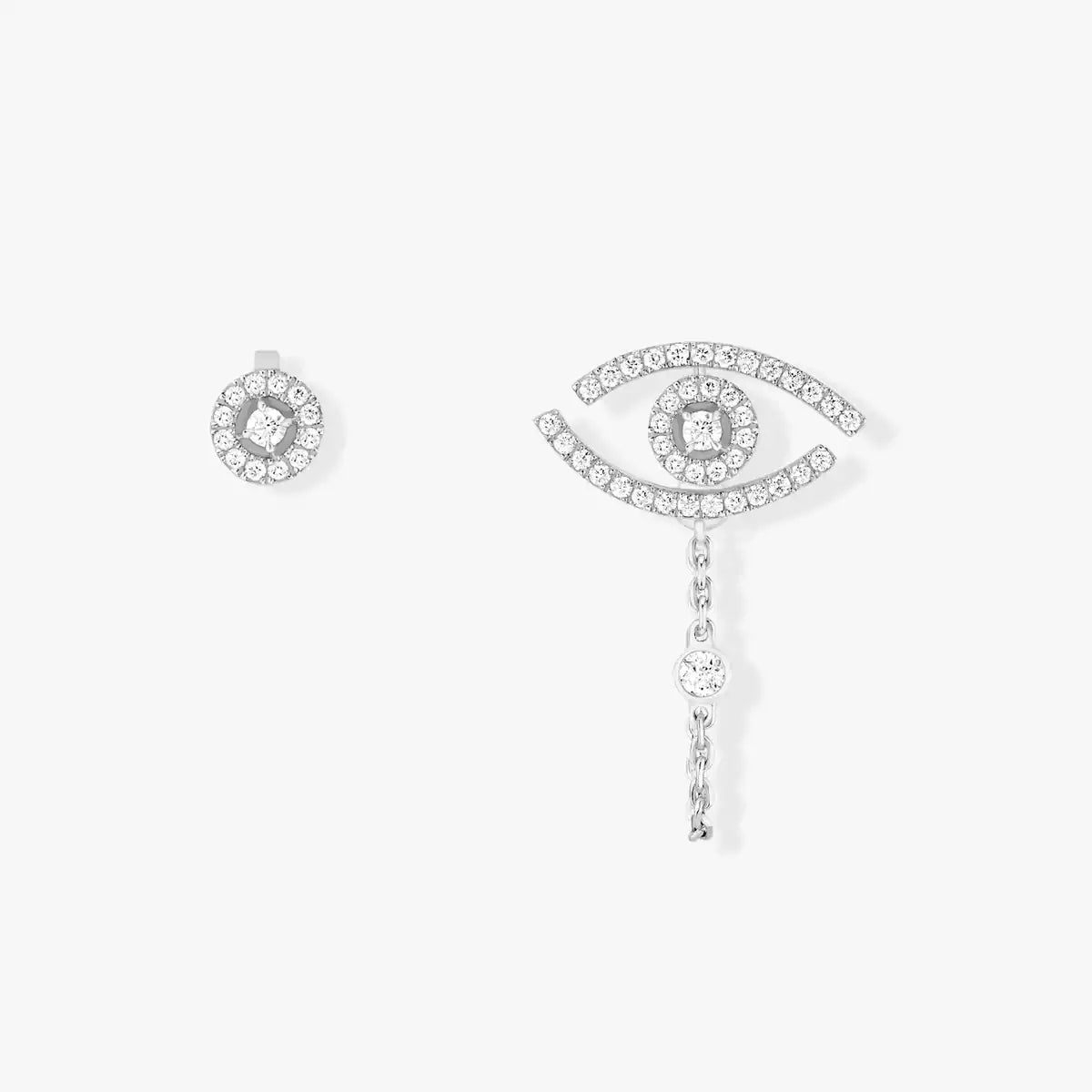 [Elara]LUCKY EYE DIAMOND EARRINGS