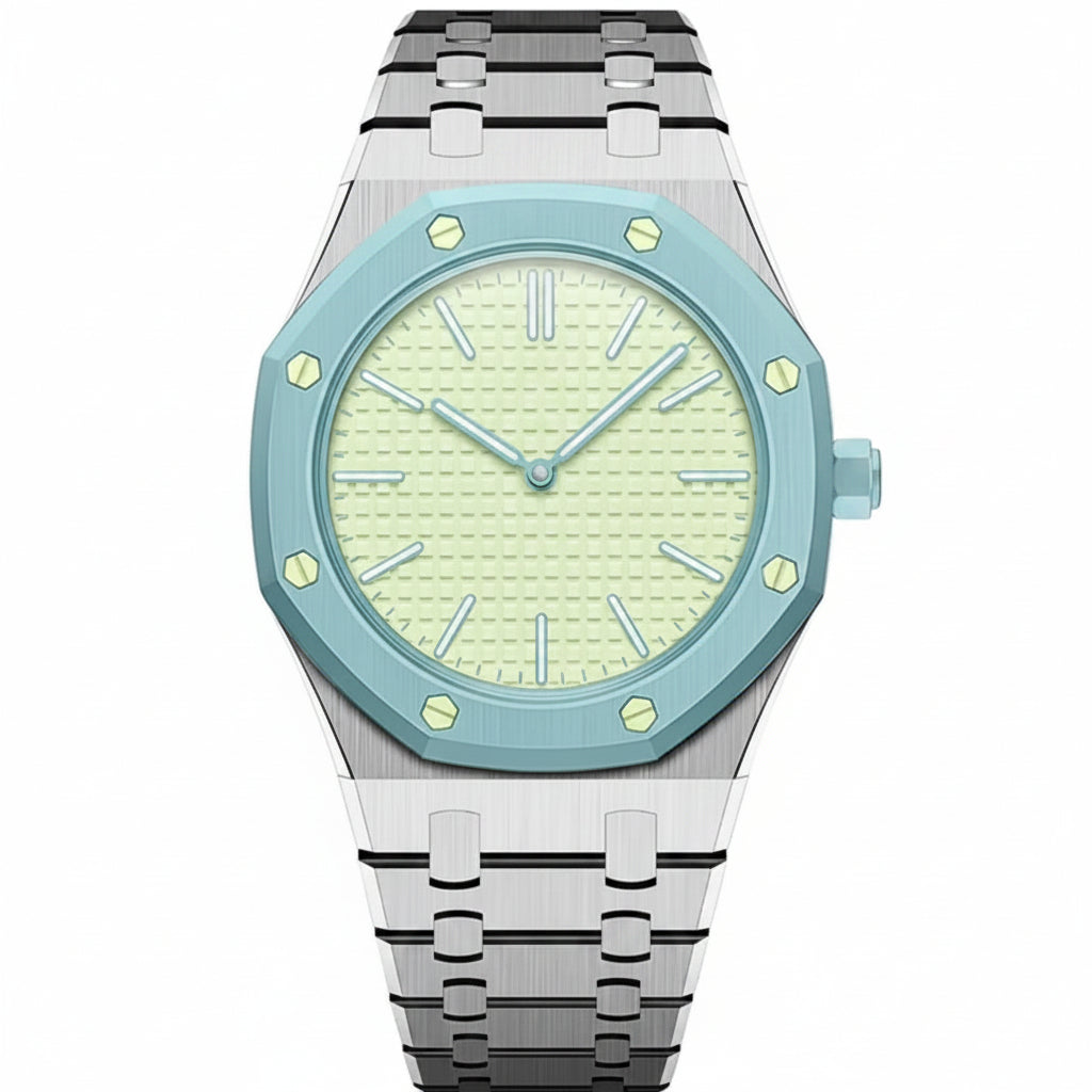 [Elara]OAK POP EXKLUSIVES SILBERNES STAHLBAND