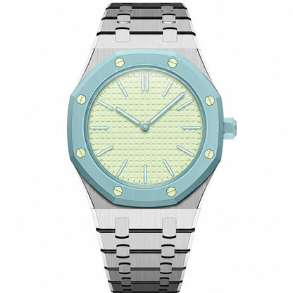 [Elara]OAK POP EXKLUSIVES SILBERNES STAHLBAND