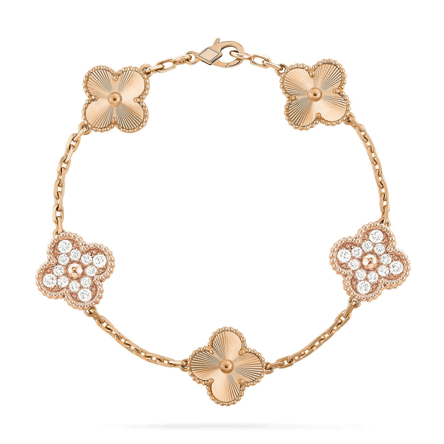 [Elara]GLÜCKSKLEE-ARMBAND MIT 5 MOTIVEN – LASER-KOLLEKTION
