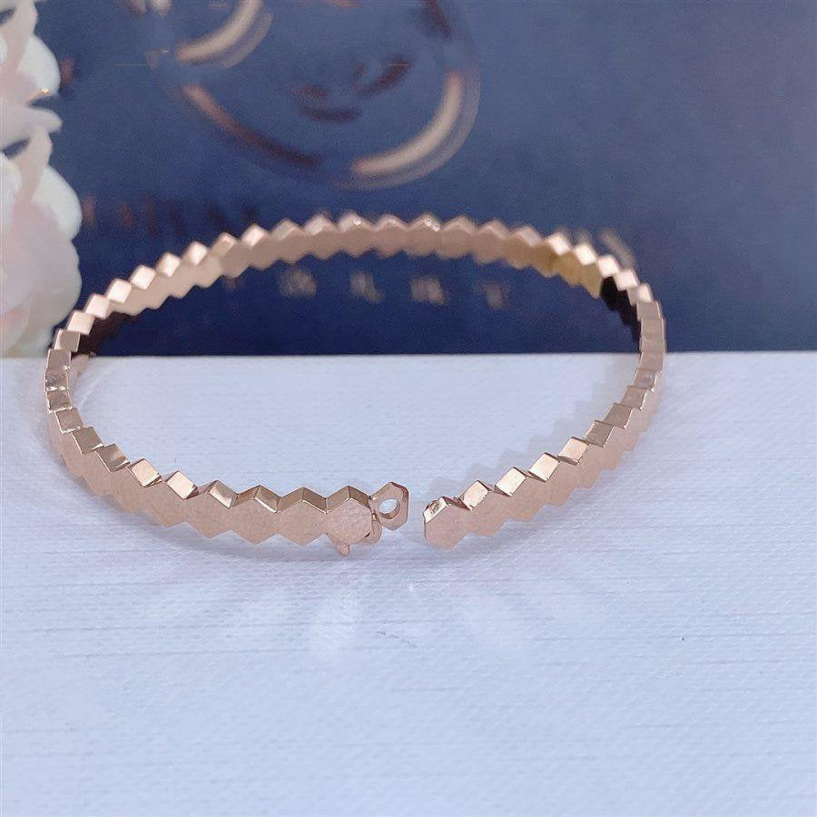 [Elara]BEE LOVE ROSE GOLD ARMBAND