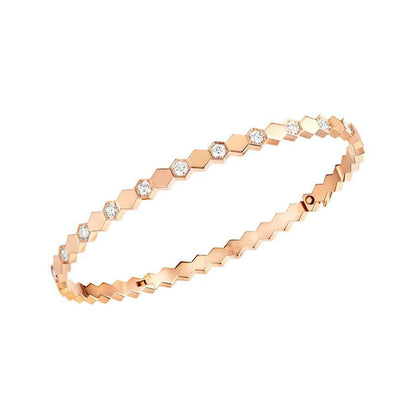 [Elara]BEE LOVE SILBERNES DIAMANT-ARMBAND