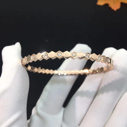 [Elara]BEE LOVE SILBERNES DIAMANT-ARMBAND