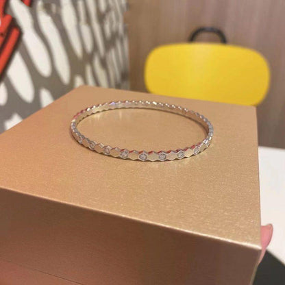 [Elara]BEE LOVE SILBERNES DIAMANT-ARMBAND