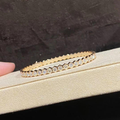 [Elara]BEE LOVE GOLD BRACELET FULL DIAMOND