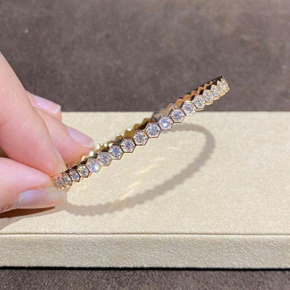 [Elara]BEE LOVE GOLD BRACELET FULL DIAMOND