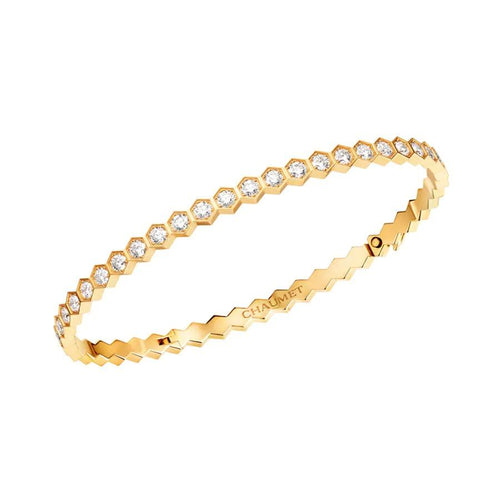 [Elara]BEE LOVE GOLD BRACELET FULL DIAMOND