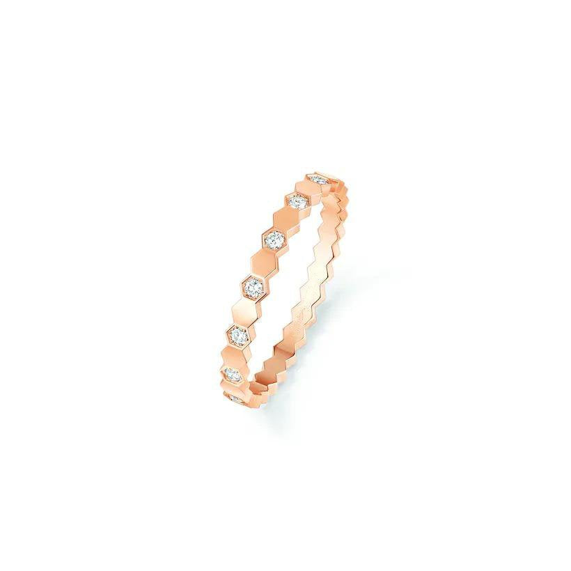 [Elara]BEE LOVE RING ROSÉGOLD DIAMANT