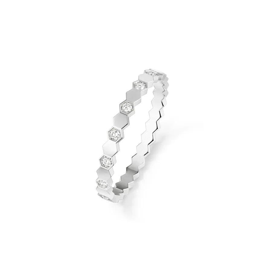 [Elara]BEE LOVE RING SILVER DIAMOND