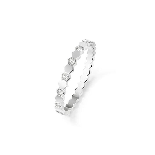 [Elara]BEE LOVE RING SILVER DIAMOND