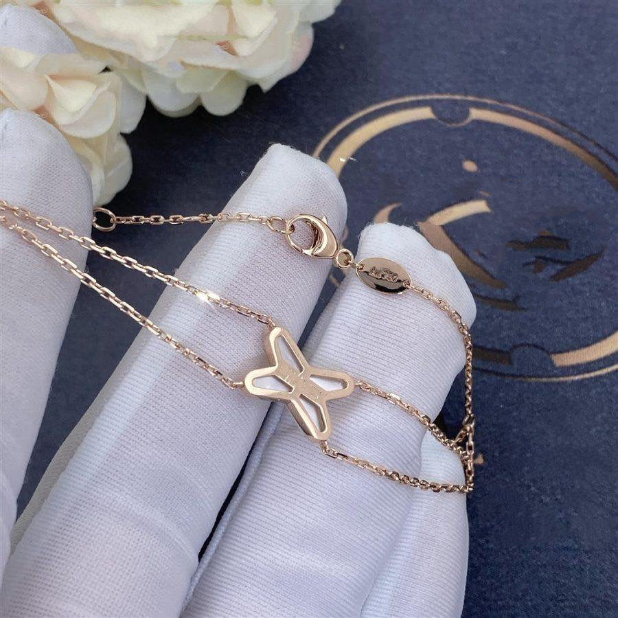 [Elara]JEUX BRACELET WEISSES PERLMUTT ROSEGOLD 1 DIAMANT