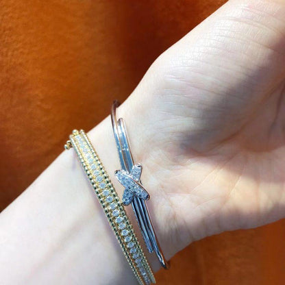 [Elara]ARMBAND-SETS SILBERNE DIAMANTEN