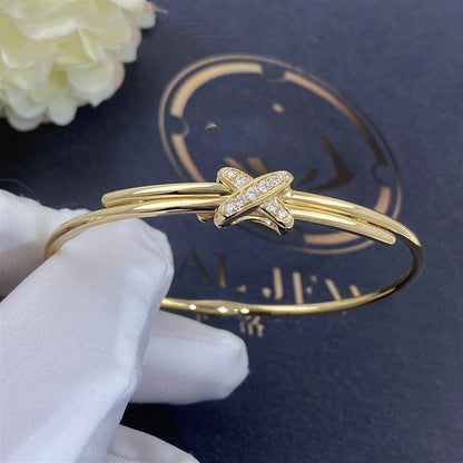 [Elara]GOLD DIAMONDS ARMBAND-SET