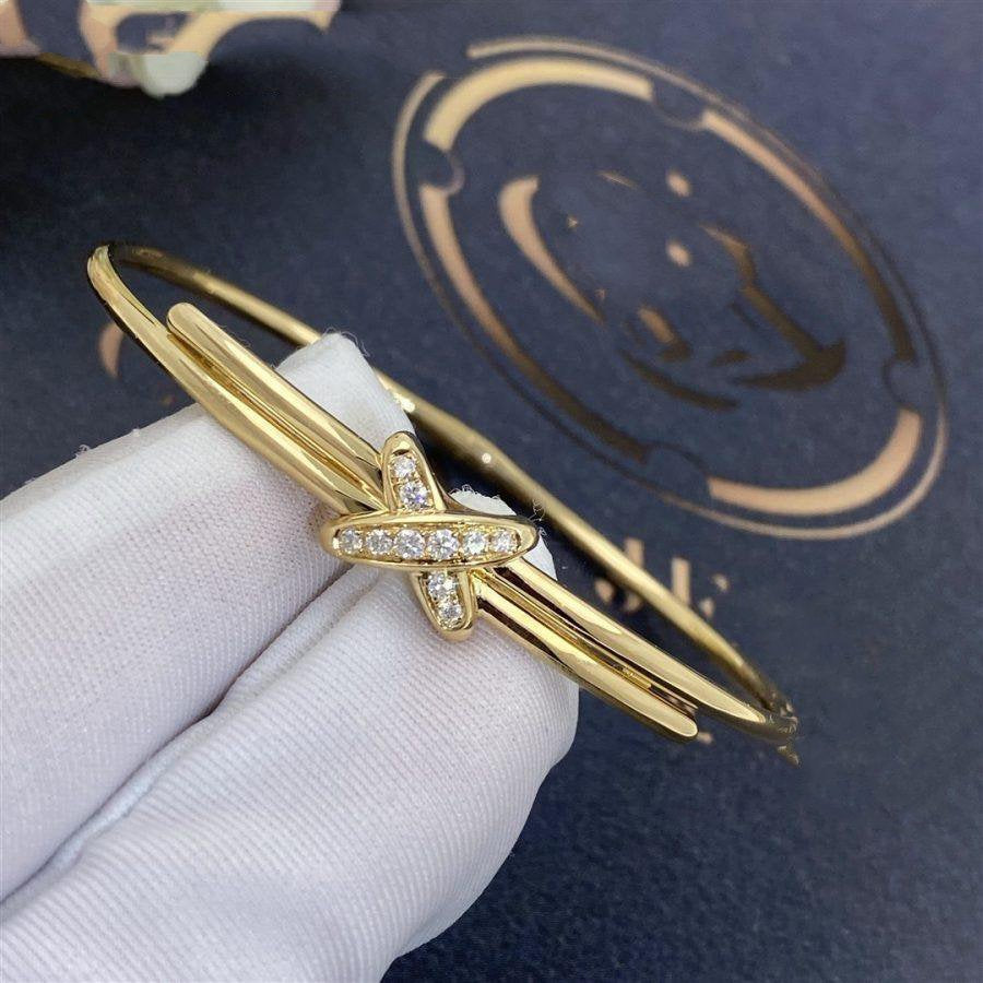 [Elara]GOLD DIAMONDS ARMBAND-SET