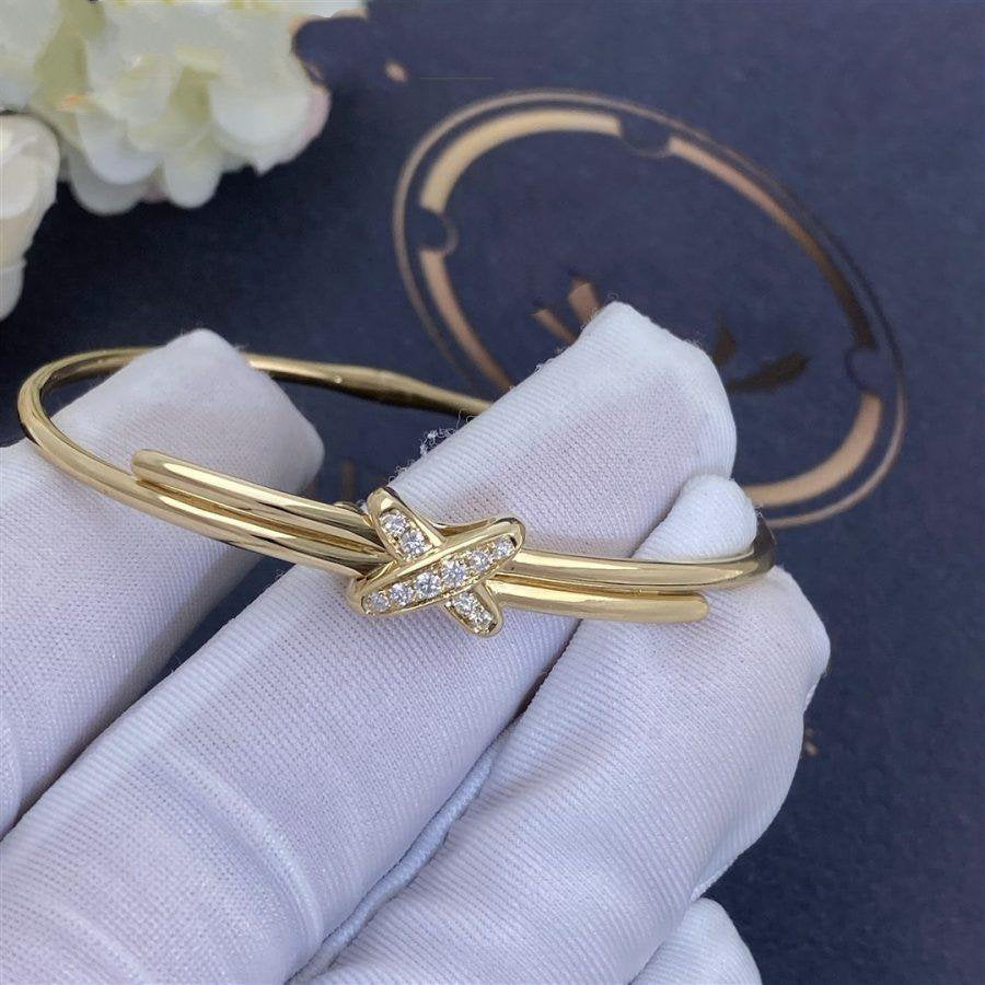 [Elara]GOLD DIAMONDS ARMBAND-SET