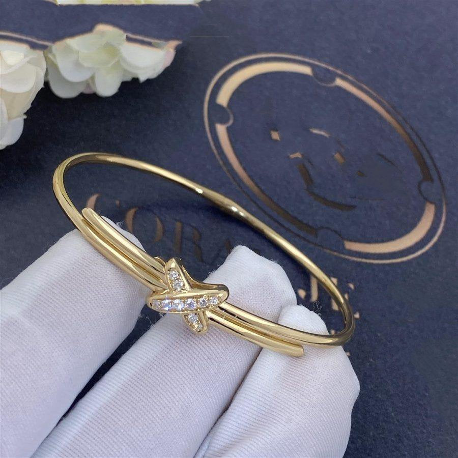 [Elara]GOLD DIAMONDS ARMBAND-SET