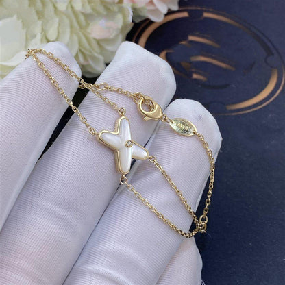 [Elara]JEUX BRACELET WEISS PERLMUTT GOLD 1 DIAMANT