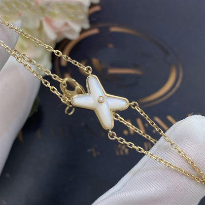 [Elara]JEUX BRACELET WEISS PERLMUTT GOLD 1 DIAMANT