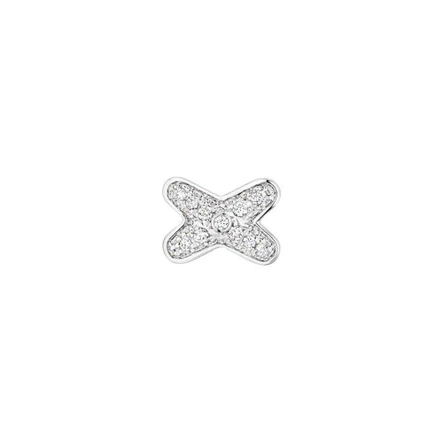 [Elara]JEUX DE SILVER DIAMOND EARRINGS