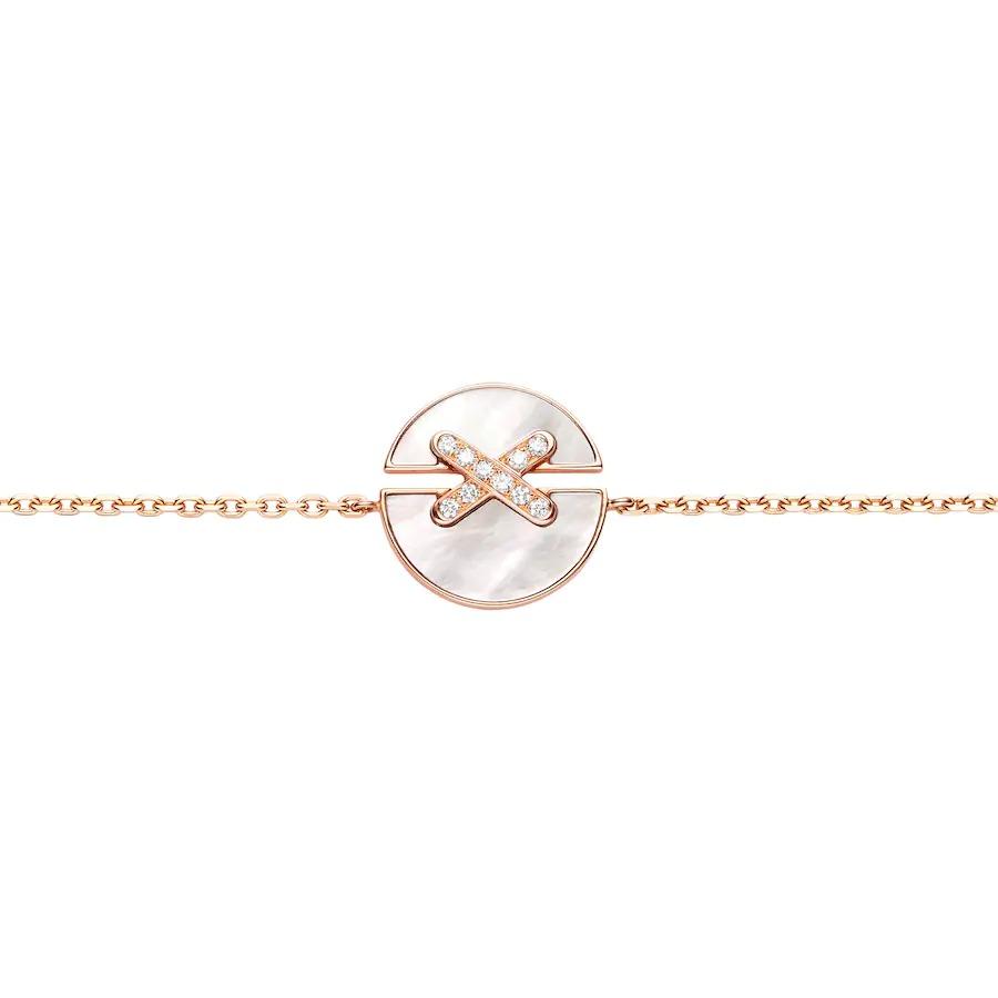 [Elara]JEUX DE BRACELET MOP ROSE GOLD DIAMONDS