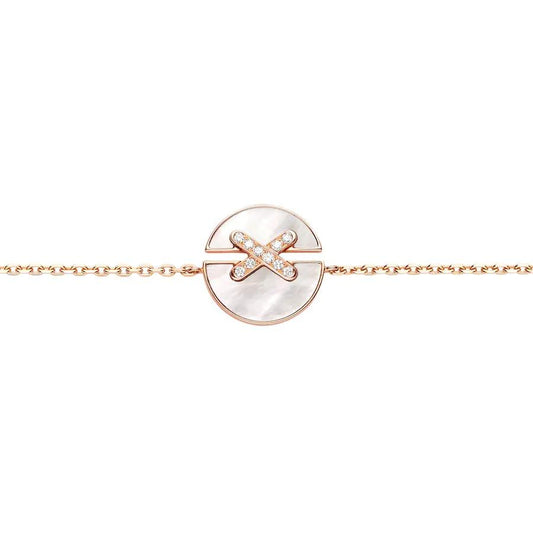 [Elara]ARMBAND-SET MOP ROSÉGOLD DIAMANTEN