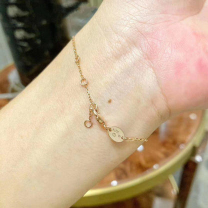 [Elara]JEUX DE BRACELET MOP ROSE GOLD DIAMONDS