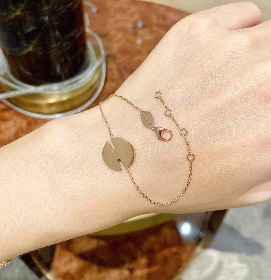 [Elara]JEUX DE BRACELET MOP ROSE GOLD DIAMONDS