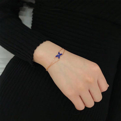[Elara] Hohles Design Kleeblatt Blumenform Ring