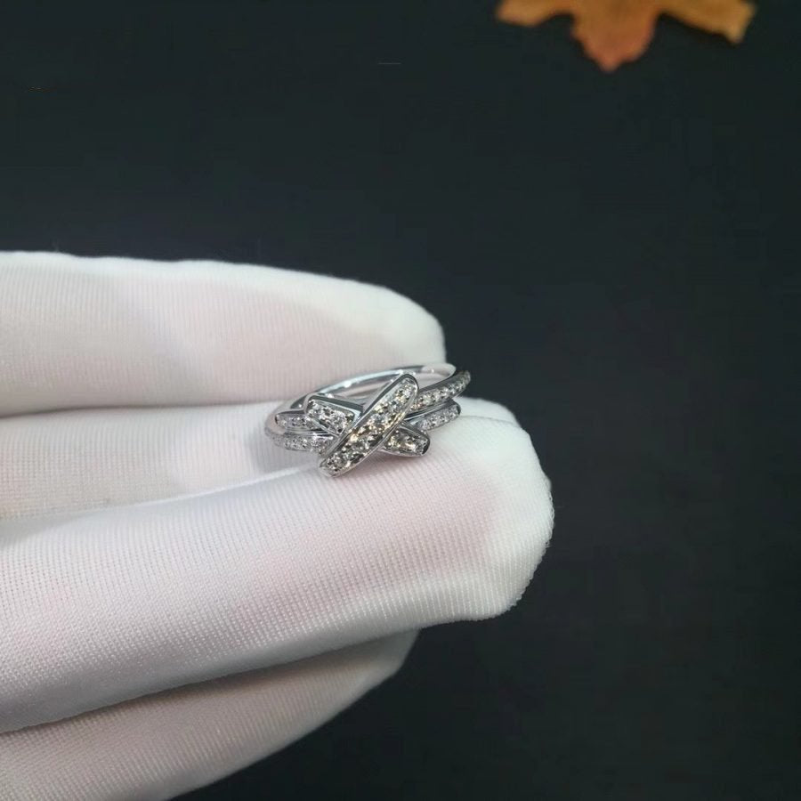 [Elara]シルバーとダイヤモンドの指輪セット