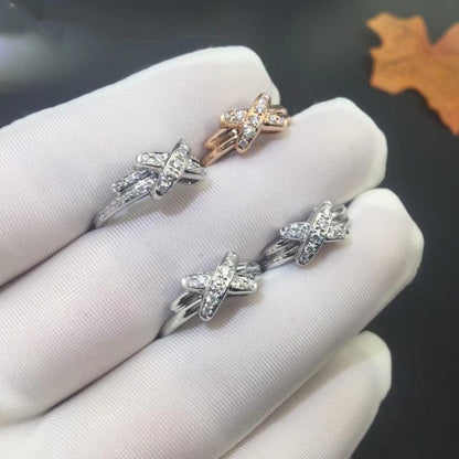 [Elara]シルバーとダイヤモンドの指輪セット