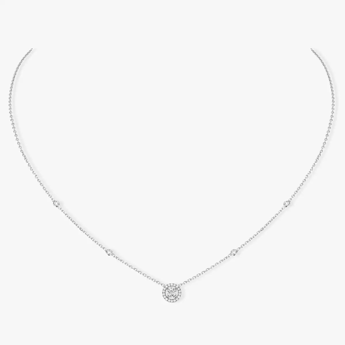 [Elara]JOY PENDANT DIAMOND NECKLACE