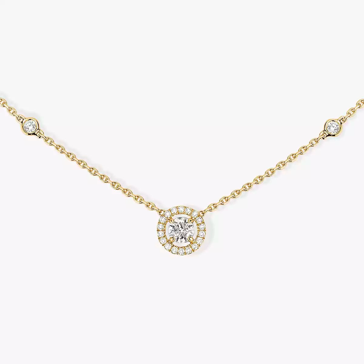 [Elara]JOY PENDANT DIAMOND NECKLACE