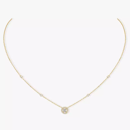 [Elara]JOY PENDANT DIAMOND NECKLACE